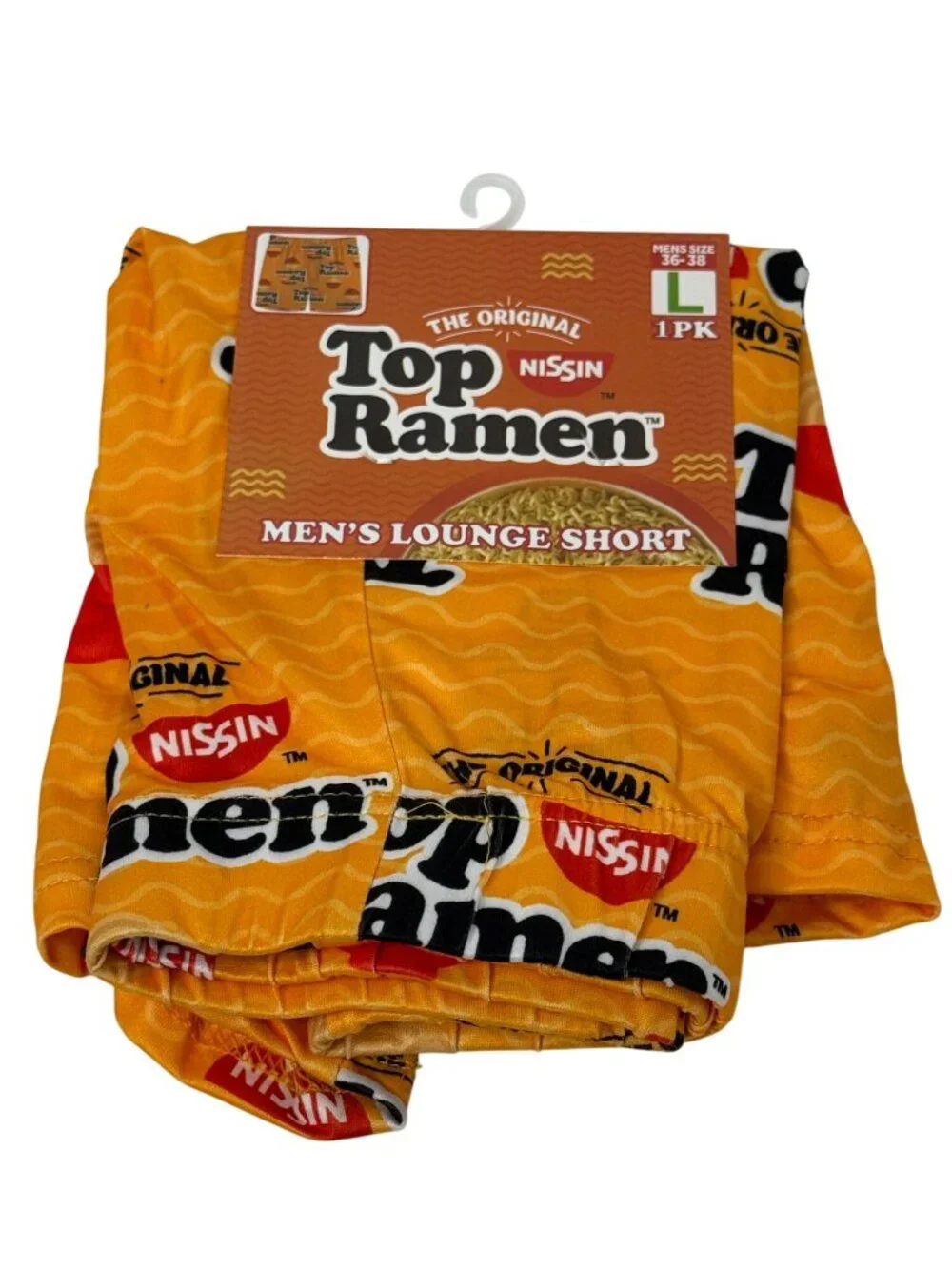 Top Ramen Nissin Men's Lounge Shorts Size L 36-38 New